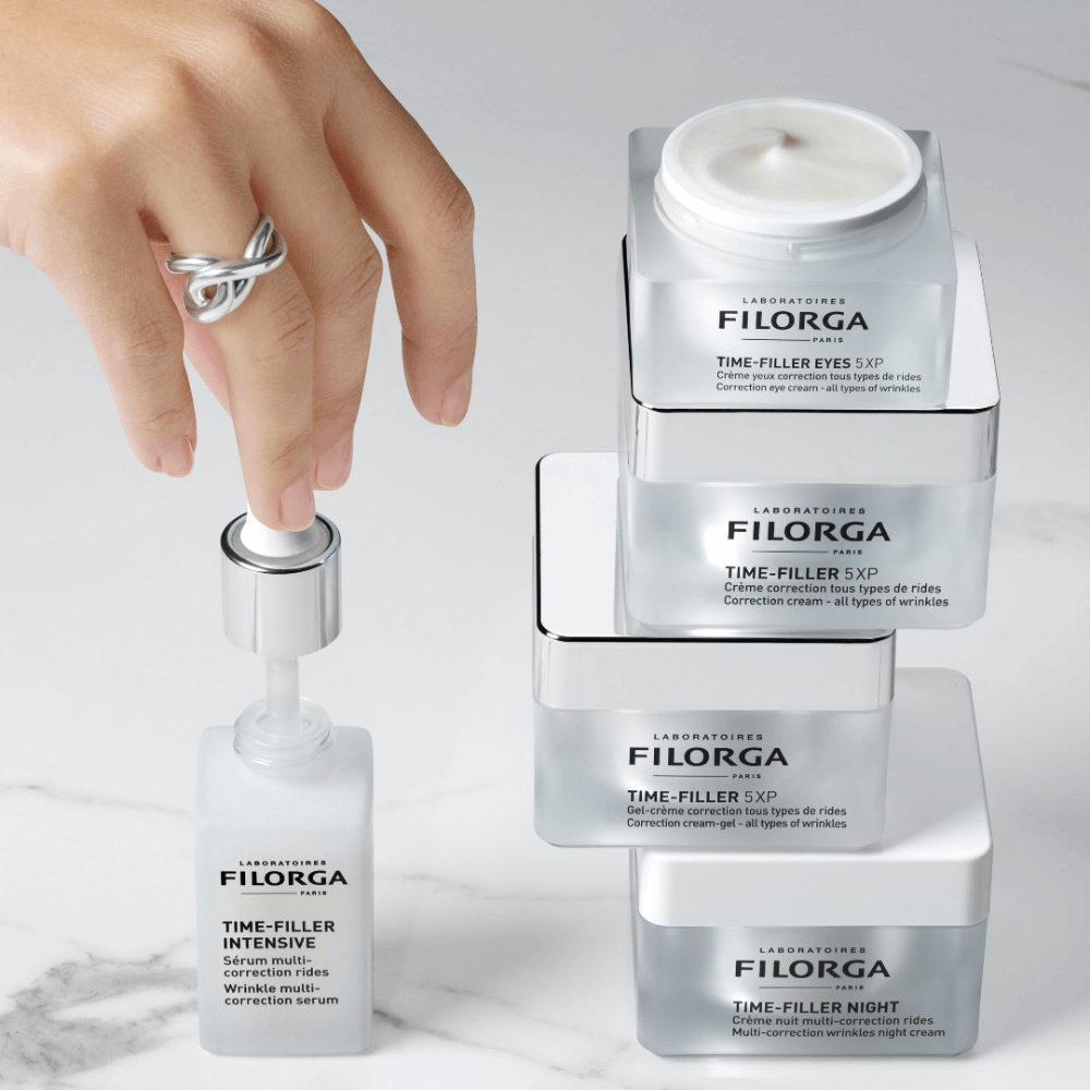 Filorga Time-Filler anti-wrinkle skincare collection products