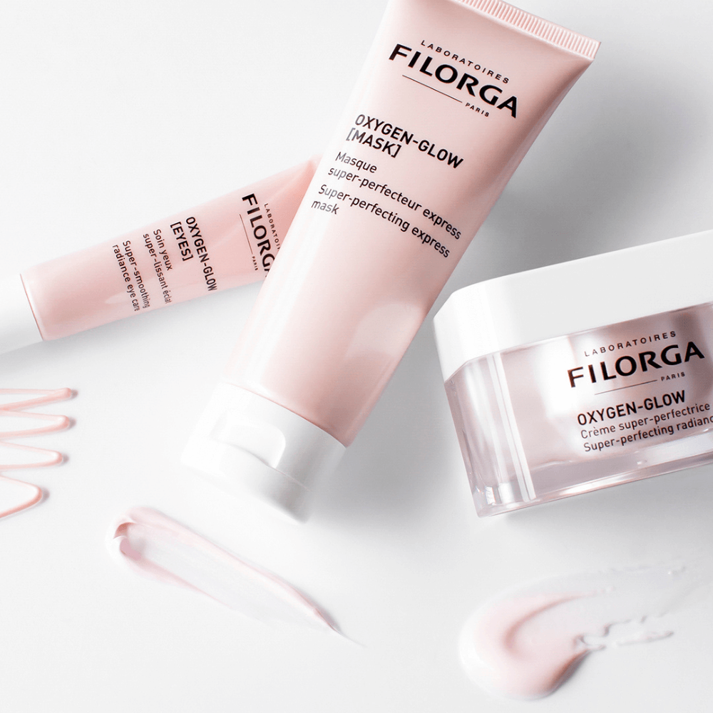 Filorga Oxygen-Glow brightening skincare collection products