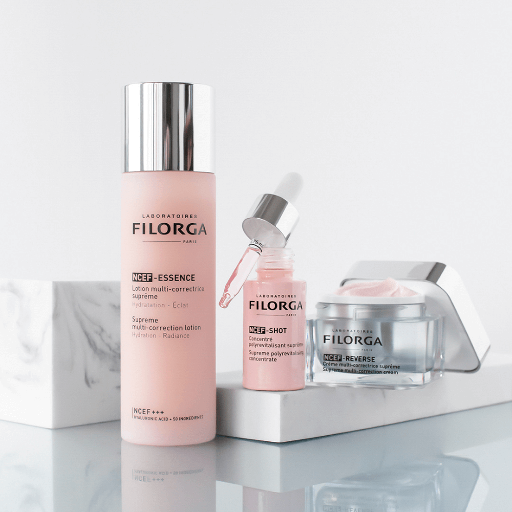 Filorga NCEF-REVERSE anti-aging skincare collection products